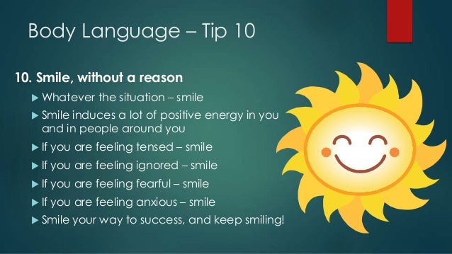 Smiling tips
